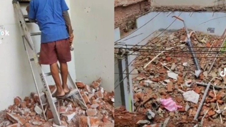 Hombre Se Divorcia Y Destruye Casa Que Construy En Terreno De Sus