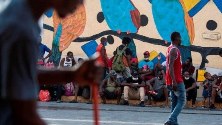 Campamento de migrantes haitianos se diluye en Ciudad Acuña