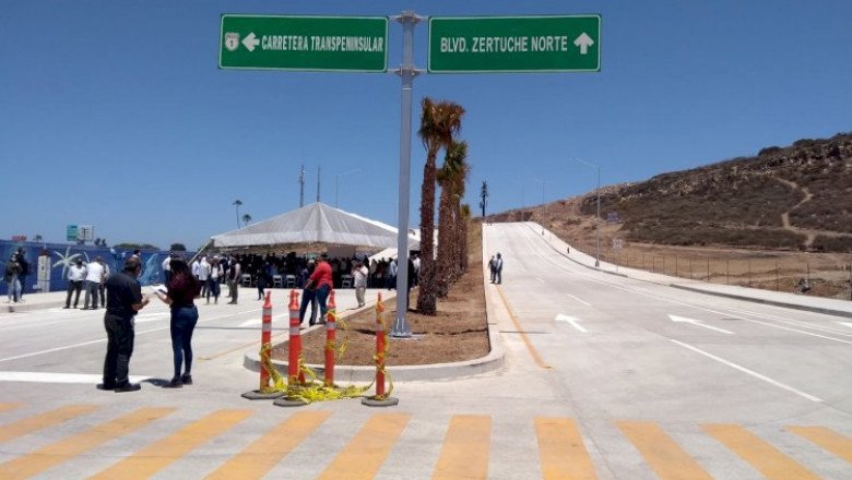 Inauguran conexión norte-sur del bulevar Zertuche
