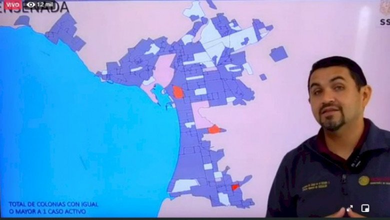 Informa Secretaría de Salud sobre colonias que aún presentan caso activo de COVID-19 en Ensenada