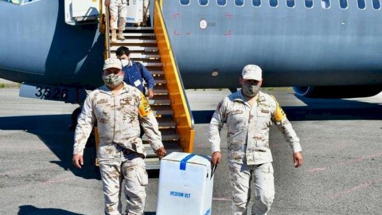 Llegan 21 mil 450 dosis de vacuna anti-COVID