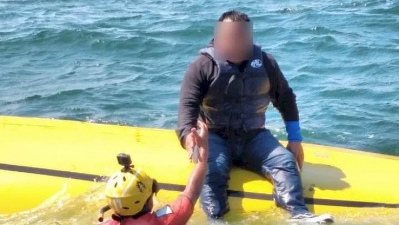 Rescata Marina a dos personas cerca de El Sauzal