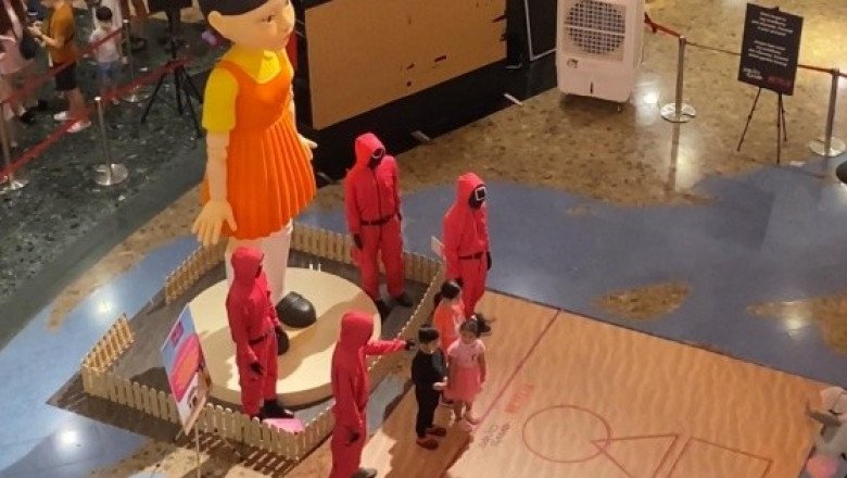 "El Juego del Calamar" ahora también "aterroriza" a clientes de centro comercial