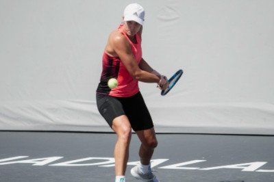 Garbiñe Muguruza entra en calor
