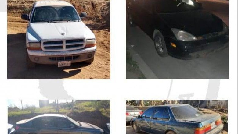 Recuepra FGE cuatro vehículos con reporte de robo