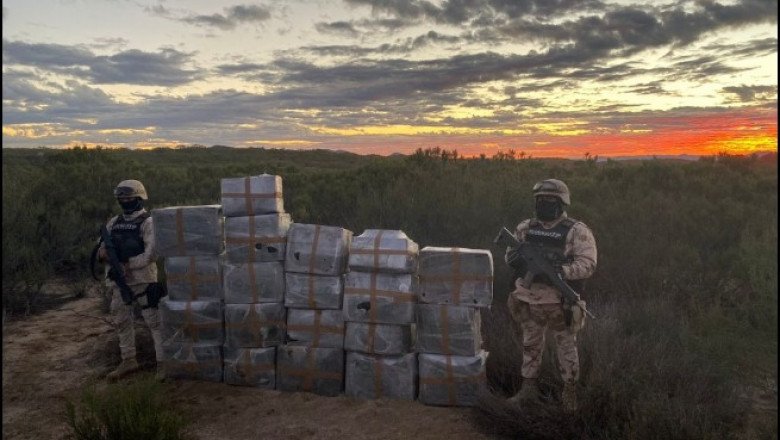 Ejército Mexicano decomisa 400 kilogramos de metanfetamina en Ojos Negros