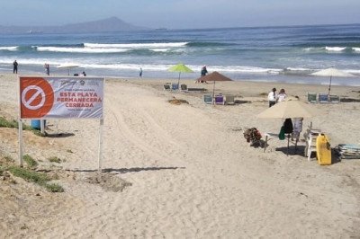 Continua cierre de Playa Hermosa