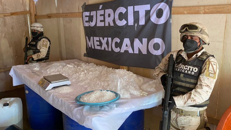 Localizan laboratorio clandestino y mil kg de marihuana