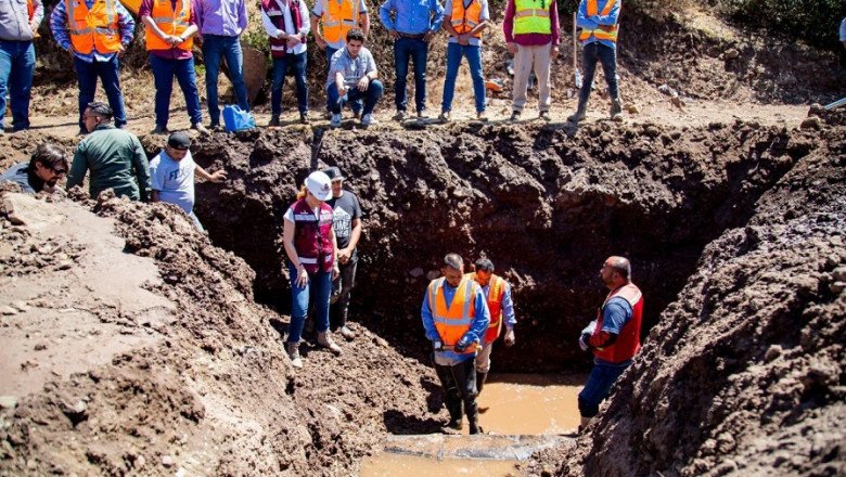 SUPERVISA MARINA DEL PILAR AVANCE DE REPARACIONES PARA ABASTO DE AGUA A ENSENADA