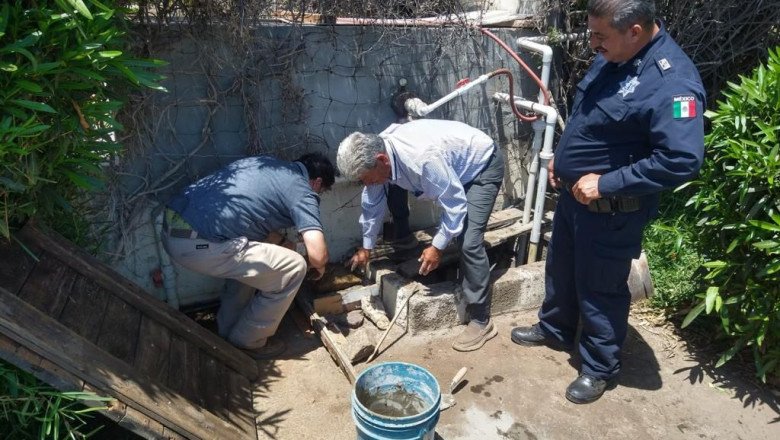 Clausura Ecología y Medio Ambiente fosa séptica de edificio contaminante en Playitas