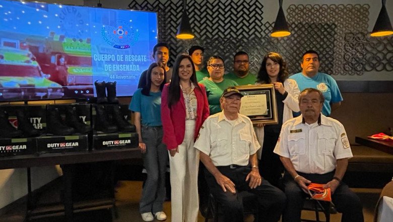 Reconocen labor del Cuerpo de Rescate de Ensenada