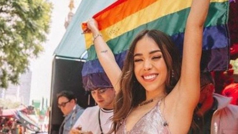 Danna Paola y otros famosos que asistieron al Pride 2022