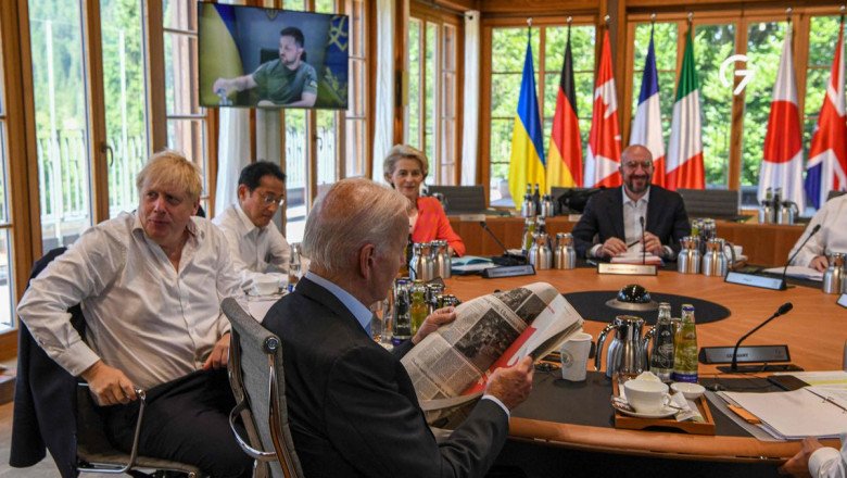El G-7 promete nuevas sanciones contra Rusia y apoyo a Ucrania “el tiempo que sea necesario”