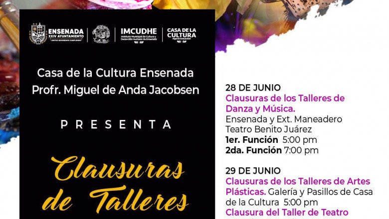 Invita Imcudhe a clausura de talleres de la Casa de la Cultura de Ensenada y Maneadero