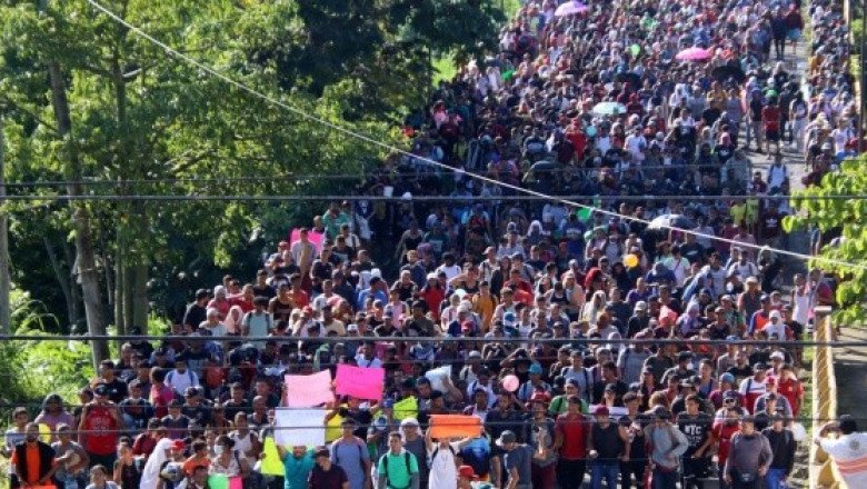 Sale nueva caravana encabezada por venezolanos; rechazan visas humanitarias