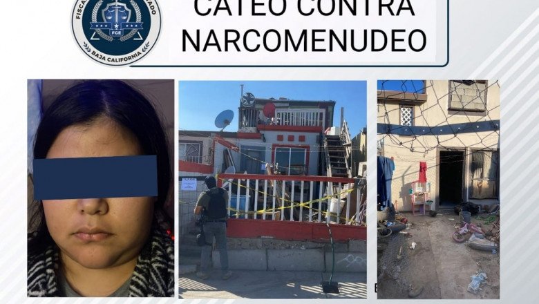 Detienen a mujer durante cateo de la FGE