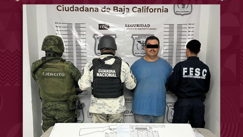 Detienen a hombre armado San Pedro Mártir
