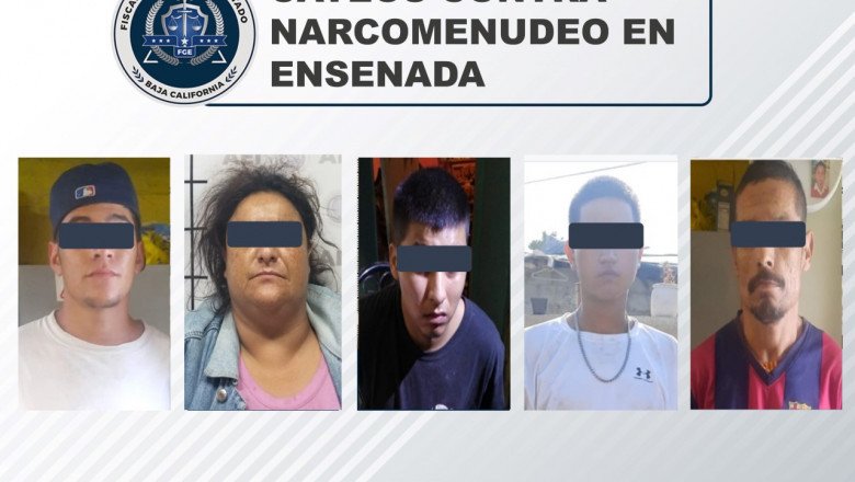 Cateos dejan 6 detenidos y el decomiso diversas drogas