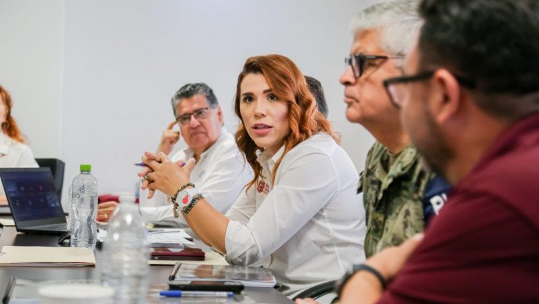 Impulsa gobernadora recursos y acciones en favor de afectados por huracán Kay