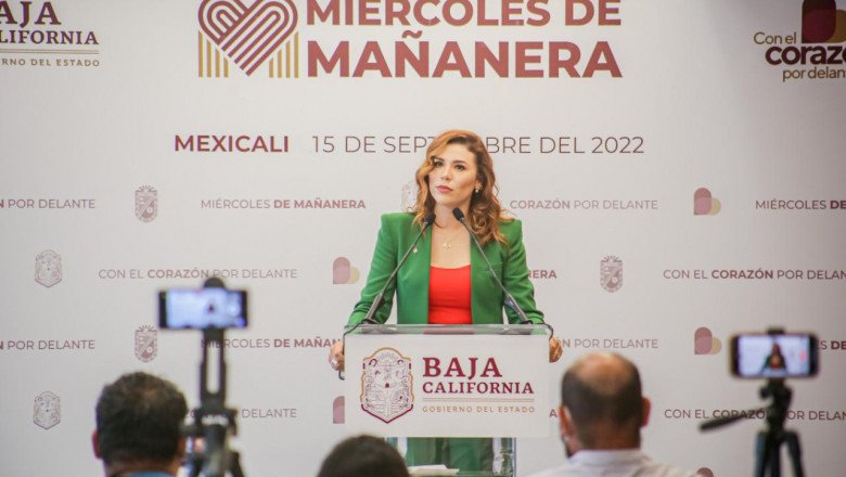 Presenta Gobernadora soluciones ante paso del Huracán KAY