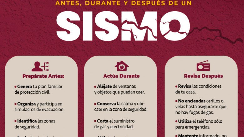 Ante sismos, alcalde reitera importancia de Plan Familiar de Protección Civil