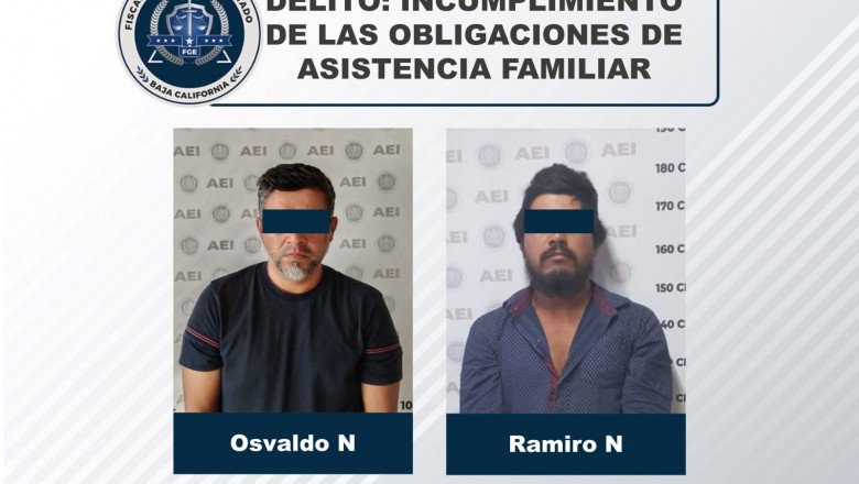 Tras las rejas por no dar la manutención de sus hijos