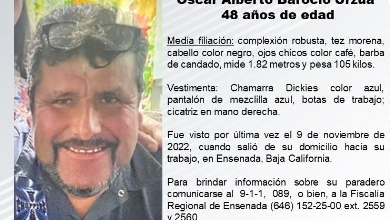 Familiares buscan a Alberto Barocio