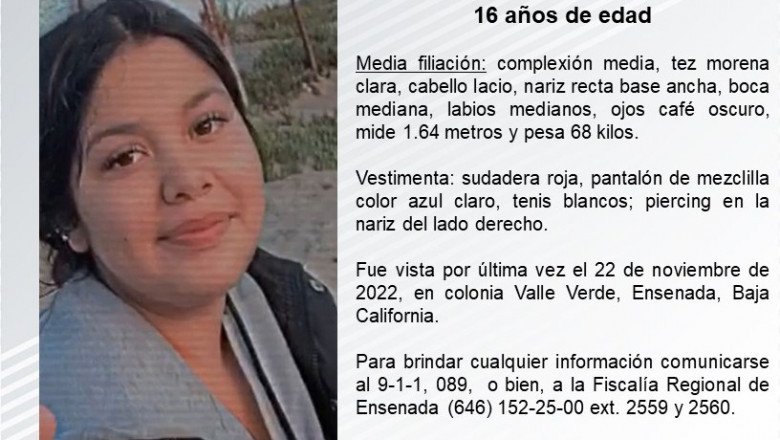 Familiares buscan a la menor Valeria Méndez