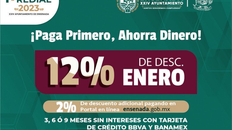 Por pronto pago hasta 14% de descuento en predial