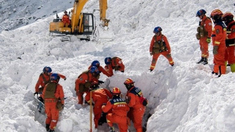 Concluye la búsqueda de sobrevivientes tras avalancha en Tíbet; hay 28 muertos