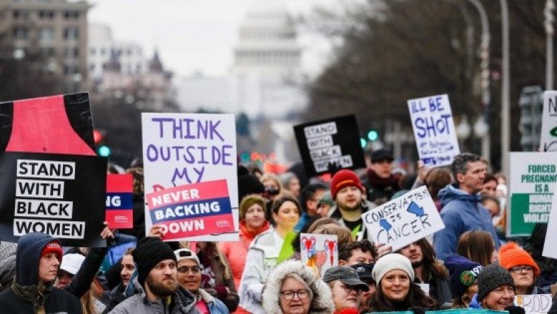 Partidarios del aborto se movilizan en Estados Unidos durante una fecha simbólica