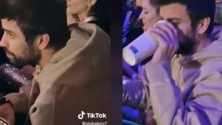 Piqué acude a partido de basquetbol y ponen la canción de Shakira a todo volumen (VIDEO)