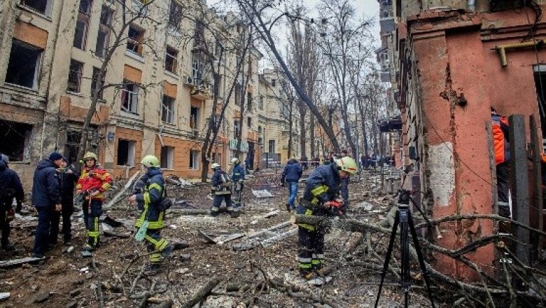 Ataques rusos en la ciudad ucraniana de Jarkov dejan cinco heridos