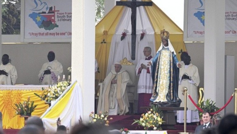 El Papa Francisco hace una última llamada a la paz en Sudán del Sur
