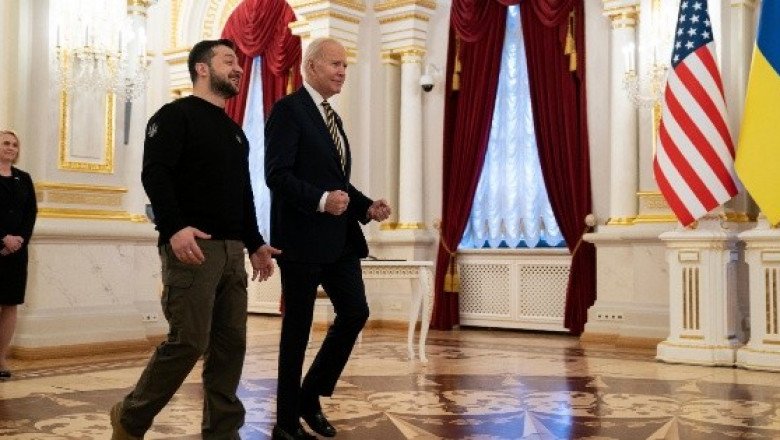 Viaje de Biden a Kiev fue planeado durante meses y se avisó a Rusia, detallan