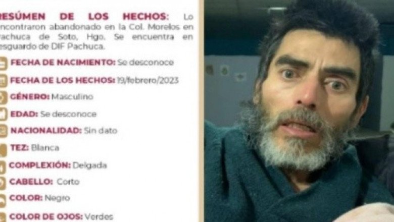 Buscan a familia de un hombre abandonado afuera de un refugio en Hidalgo