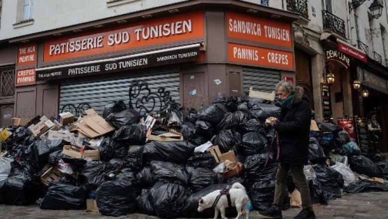 Crece la tensión política por la huelga de basureros en París