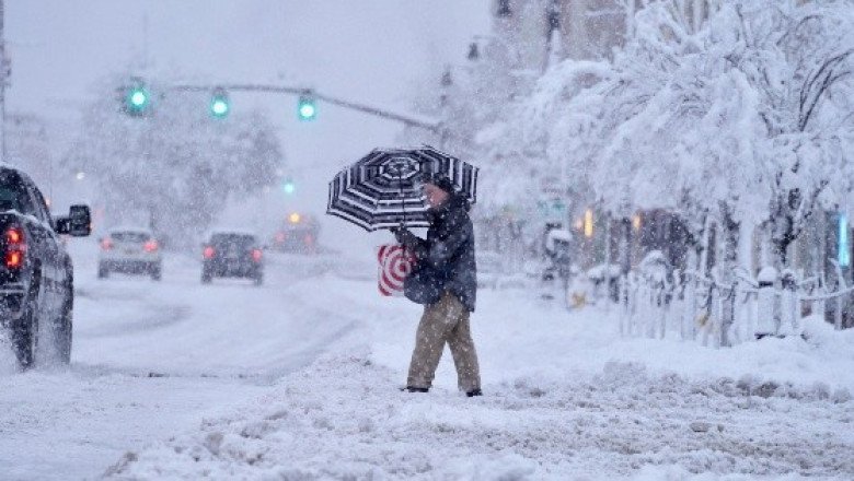 Tormenta invernal lleva nieve húmeda al nordeste de Estados Unidos