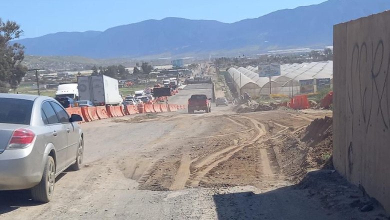 Tráfico ligero circulará por la ruta alterna en el tramo Chapultepec Maneadero