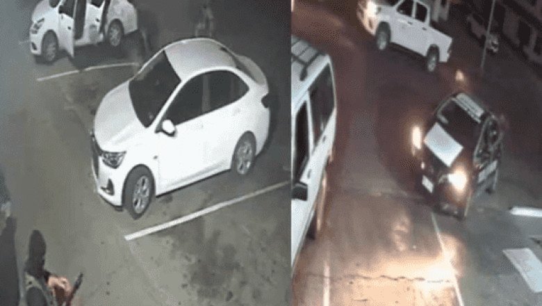 "¡Hay niños!" Sicarios atacan florería y policías huyen (VIDEO)