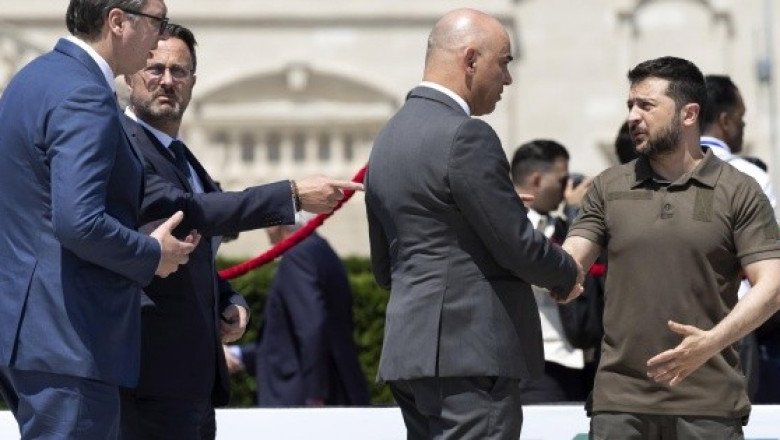 Zelenski recibe en Moldavia el apoyo de sus aliados europeos
