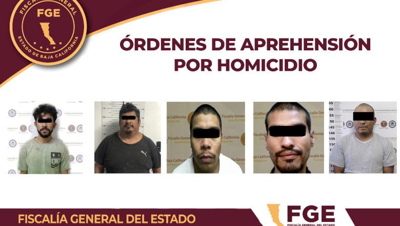 Captura FGE a cuatro sujetos que contaban con orden de aprehensión