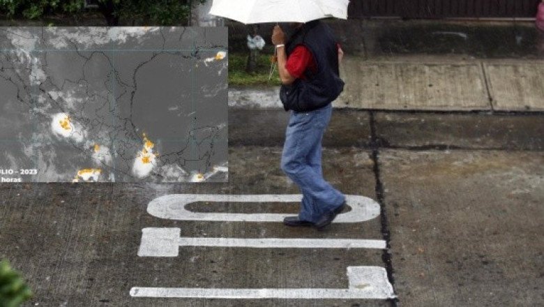 Pronóstico de lluvias fuertes para estos estados de México hoy martes