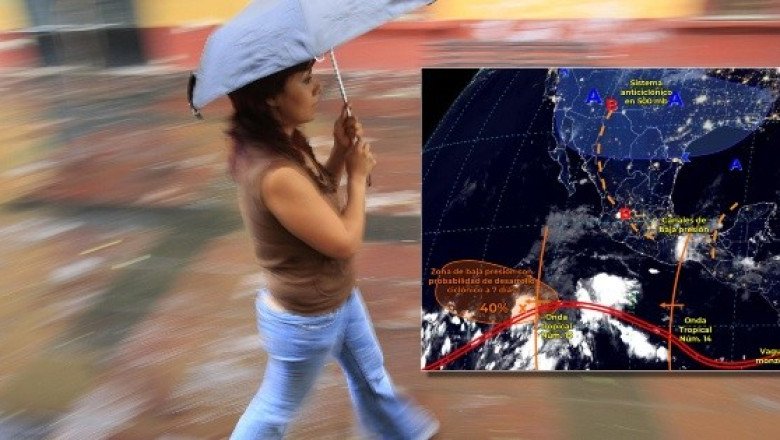 El monzón y otros fenómenos ocasionarán lluvias fuertes en estos estados