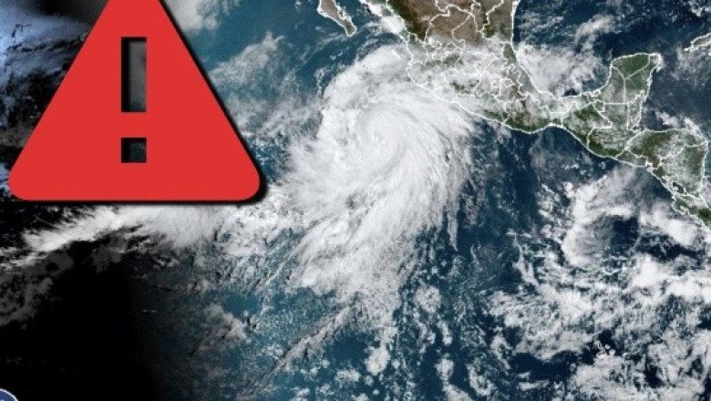 Esta es la distancia del peligroso huracán "Hilary" categoría 4 de la costa