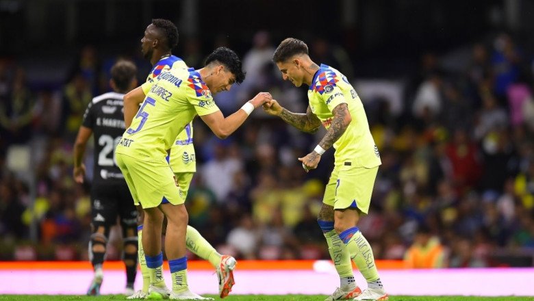 América pasa apuros para vencer al Necaxa con gol de Quiñones