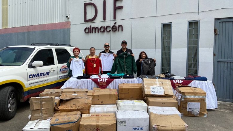 Recibe DIF Municipal donativo de 5 mil uniformes