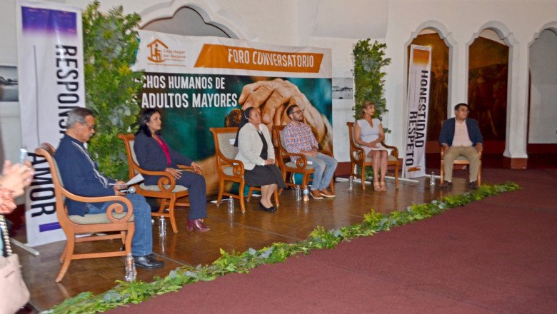 Realiza Casa Hogar del anciano "Foro Conversatorio sobre los Derechos Humanos de los Adultos Mayores"