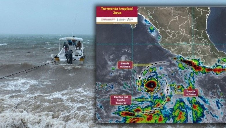Se forma la tormenta tropical "Jova"; esta es su ubicación ACTUAL