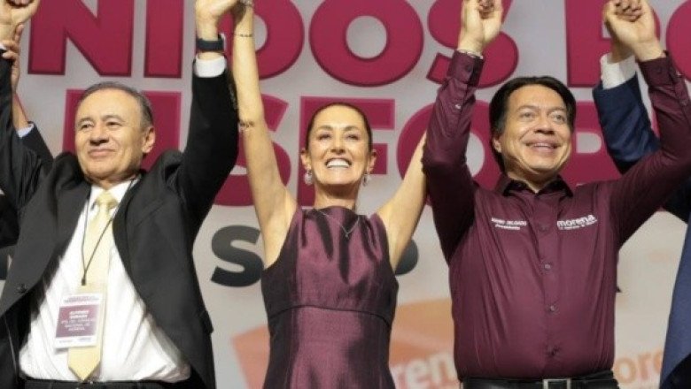 "Yo apoyo a Claudia": López Obrador felicita a Sheinbaum